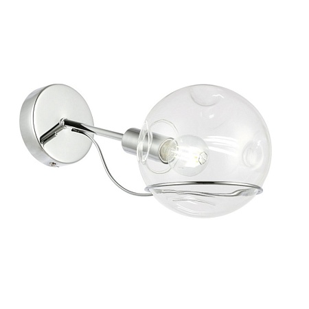 Светильник настенный Хром/Прозрачный E14 1*40W SLE102501-01 - фото