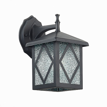 Светильник уличный настенный ST-Luce Черный/Черный, Прозрачный E27 1*60W SL084.411.01 - фото
