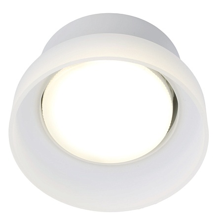 Светильник потолочный Feron HL460 Barrel OPAL 12W, 230V, GX53, белый - фото