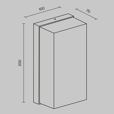 Настенный светильник (бра) Outdoor Badd O454WL-L10GF3K - фото