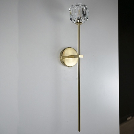 Бра Boule De Cristal Long Sconce Brass Imperiumloft 185376-22 - фото