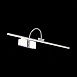 Подсветка для картин ST-Luce Хром/Хром LED 1*12W 4000K SL444.101.01 - фото