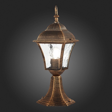 Светильник уличный наземный ST-Luce Бронза/Бронза, Прозрачный E27 1*60W SL082.205.01 - фото