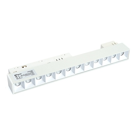 Светильник светодиодный Feron MGN300 трековый низковольтный 12W, 1080 Lm, 4000К, 30 градусов, белый серия LensLine - фото
