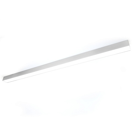 Светильник светодиодный линейный Feron AL4035 IP40 48W 4000К, рассеиватель матовый в алюминиевом корпусе, белый 1500*70*55мм - фото