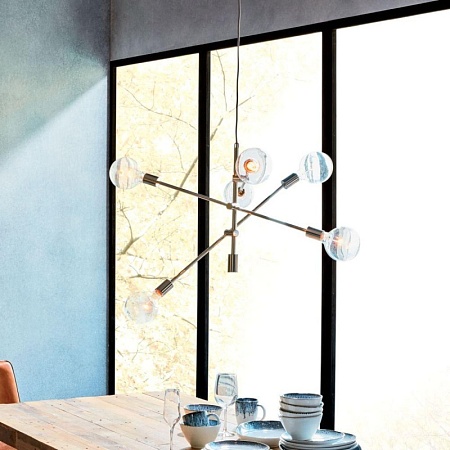 Люстра Mobile Chandelier - Large 6 Хром Imperiumloft 191623-22 - фото