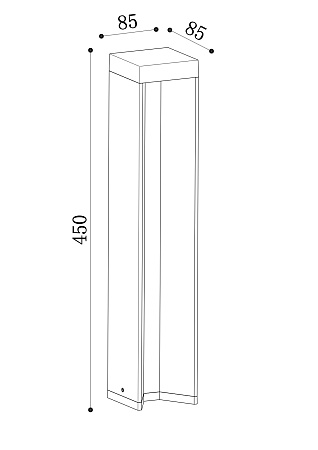 Ландшафтный светильник Outdoor O596FL-L9B4K - фото