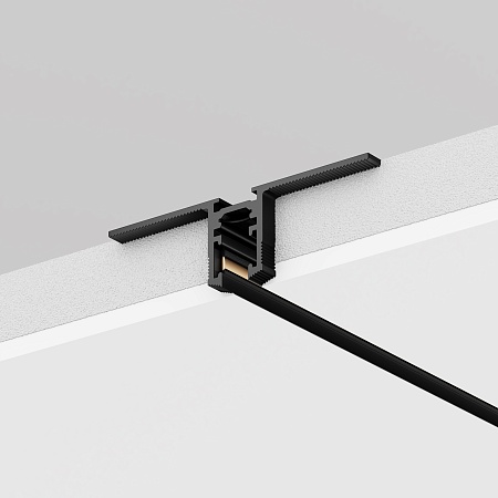 Шинопровод встраиваемый под гкл 9,5 мм 1 м levity Technical Busbar trunkings Levity TRX184-121B - фото