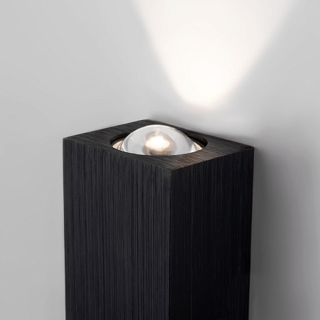 Настенный светодиодный светильник Petite LED 40110/LED черный Elektrostandard - фото