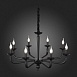 Люстра подвесная ST-Luce Черный E14 8*40W SL1114.403.08 - фото
