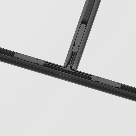 Коннектор питания Т-образный Gravity черный - фото