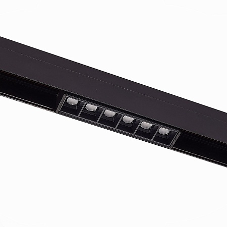 Магнитный трековый светильник Черный LED 1*6W 4000K 532Lm Ra>90 36° IP20 L115xW22xH44 4 ST361.446.06 - фото