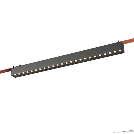 Св-к трек. Черный LED 1*24W 4000K 1 778Lm Ra90 24/40 IP20 L642xW40xH45 48V ST455.446.24 - фото