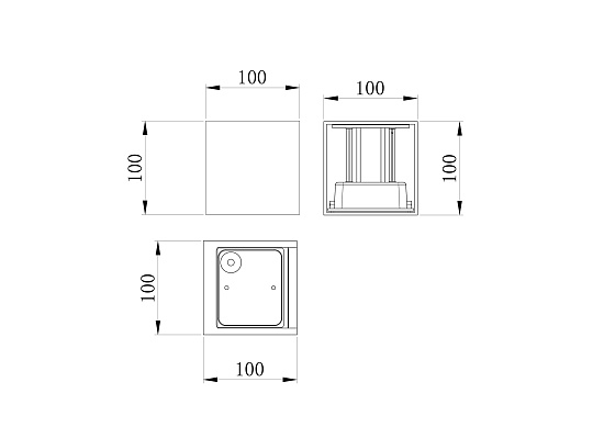 Архитектурная подсветка Outdoor Fulton O572WL-L20B3K - фото