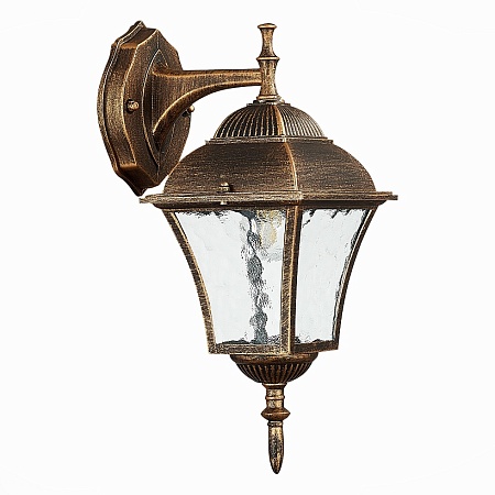 Светильник уличный настенный ST-Luce Бронза/Бронза, Прозрачный E27 1*60W SL082.211.01 - фото
