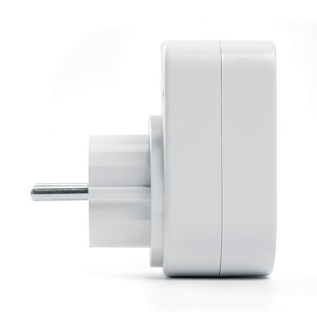Переходник сетевой с/з c 2 USB 2,1А, STEKKER ADP16-24-20, 250В, 16A, IP20, белый - фото
