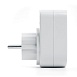 Переходник сетевой с/з c 2 USB 2,1А, STEKKER ADP16-24-20, 250В, 16A, IP20, белый - фото