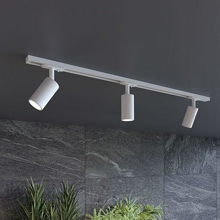 Трековый светодиодный светильник для однофазного шинопровода Riffe белый 9 Вт 4200K 85512/01 9W 4200K белый однофазный Elektrostandard - фото