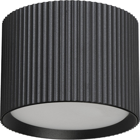 Светильник потолочный Feron HL458  Barrel ARIA 12W, 230V, GX53, черный - фото