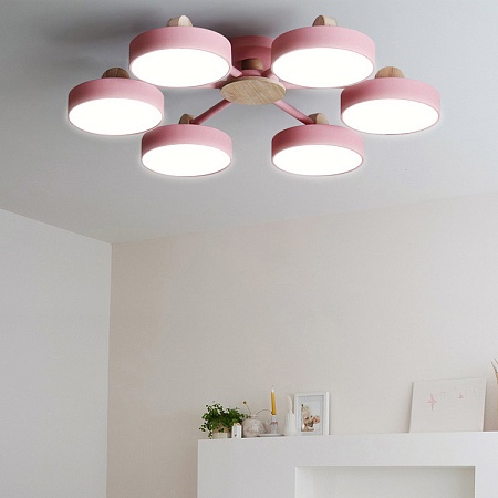 Потолочная Люстра Move 6 Pink Imperiumloft 178255-26 - фото