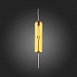 Светильник настенный ST-Luce Хром/Янтарный E27 1*60W SL1145.191.01 - фото