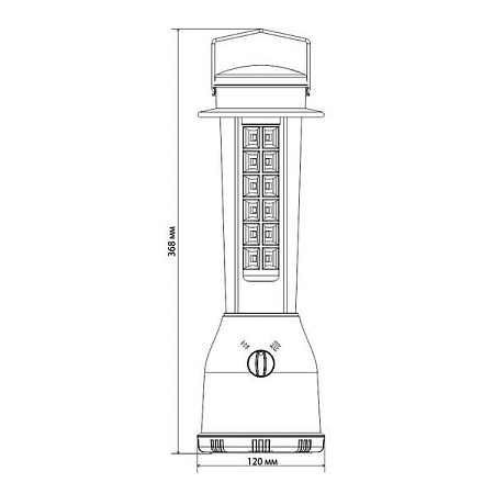 Кемпинговый светодиодный фонарь Pharos - фото