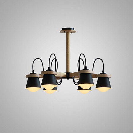 Люстра Потолочная Natura B6 Black Imperiumloft 178084-26 - фото