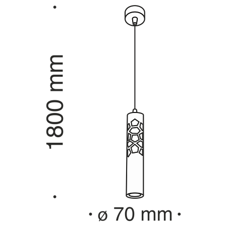 Подвесной светильник Technical P037PL-L11B4K - фото