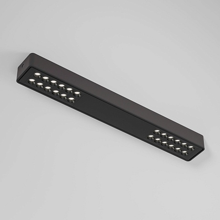 Светильник потолочный светодиодный Tend 16W 4000K черный 25115/LED Elektrostandard - фото