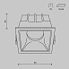 Встраиваемый светильник Technical Alfa LED DL043-01-15W4K-SQ-WB - фото
