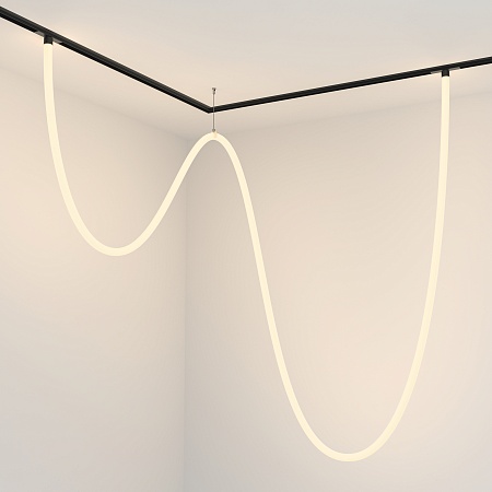 Трековая система Technical подвесная магнитная чёрная 200x200 TS-X-200-TR101-2-100W3K-B