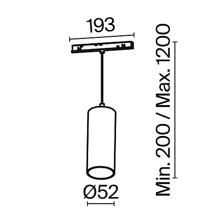 Трековый светильник Technical FOCUS LED TR041-4-12WTW-DD-B - фото