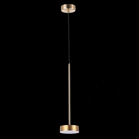 Светильник подвесной ST-Luce Латунь/Латунь LED 1*7W 3000K SL6000.303.01 - фото