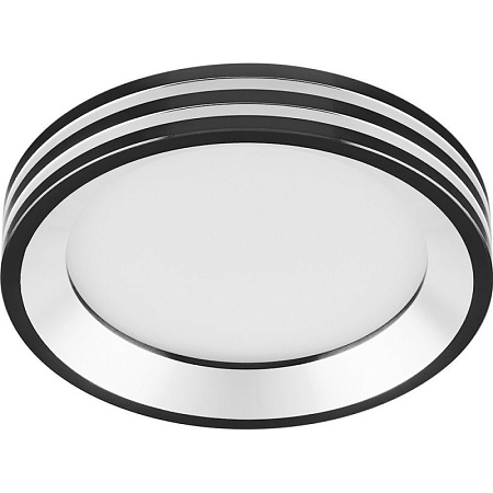 Светодиодный светильник Feron AL612 встраиваемый 7W 4000K черный - фото