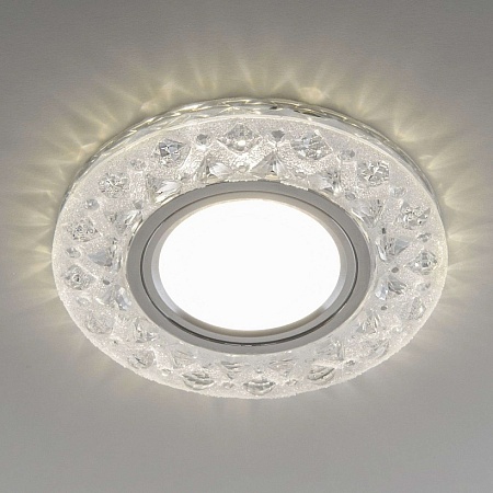 Встраиваемый точечный светильник с LED подсветкой 2222 MR16 - фото