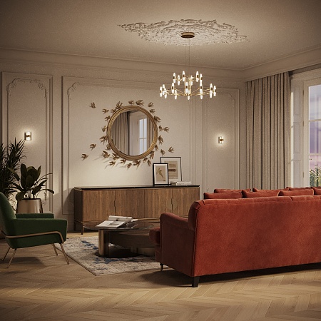 Настенный светильник (бра) Maytoni Arana MOD401WL-L6BS3K - фото