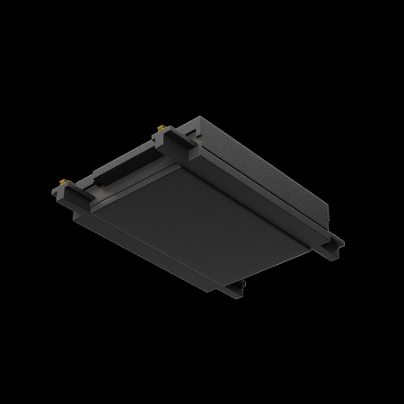 Коннектор питания прямой Radity черный - фото