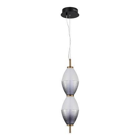 Светильник подвесной ST-Luce Черный/Белый, Дымчатый LED 1*16W 3000K SL6130.403.15 - фото