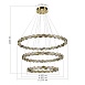 Люстра подвесная ST-Luce Золотистый/Прозрачный,Янтарный LED 1*75W 3000K SL6009.203.03 - фото