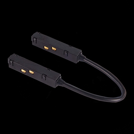 Коннектор питания угловой для магнитного шинопровода ST-Luce Черный ST006.449.00 - фото