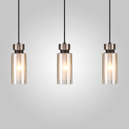 Подвесной акцентный светильник Eurosvet 50115/3 черный - фото