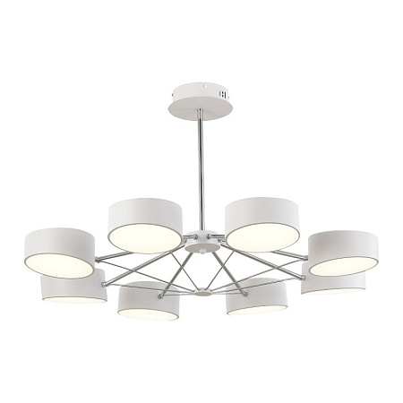 Светильник потолочный Белый, Хром/Белый LED 8*10W SLE6005-502-08 - фото