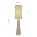 Светильник напольный ST-Luce Бежевый/Бежевый, Черный E27 1*40W SL1354.505.01 - фото
