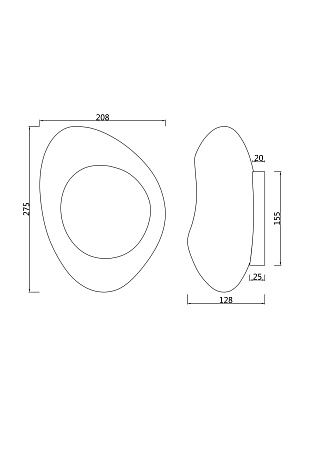Настенный светильник (бра) Maytoni Mabell MOD306WL-01C - фото