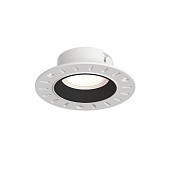 DK3055-BK Встраиваемый светильник, IP 20, 10 Вт, GU5.3, LED, черный, пластик