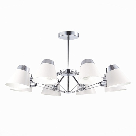 Светильник потолочный Хром/Белый E14 8*40W SLE155802-08 - фото
