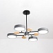 Люстра На Штанге Meade 5 Lamps Grey Imperiumloft 207857-26 - фото