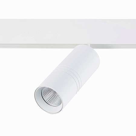 Магнитный трековый светильник белый LED 1*18W 4000K 1 530Lm Ra>80 36° IP20 L-xW60xH148 ST365.546.18 - фото