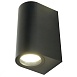 Светильник садово-парковый Feron.ONE DH015-P, на стену, 2*GU10 220-240V, черный пластик - фото