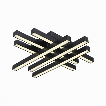 Люстра потолочная ST-Luce Черный/Белый,Черный LED 1*36W 3000K/4000K/6000K SL933.402.06 - фото
